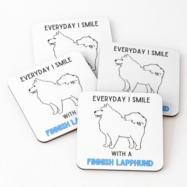 Item preview, Finnish Lapphund- Daily Smiles! designed and sold by FLCNSW.