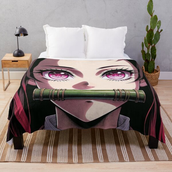 Item preview, Female Manga Style Nezuko with piece of bamboo designed and sold by Blessinger77.