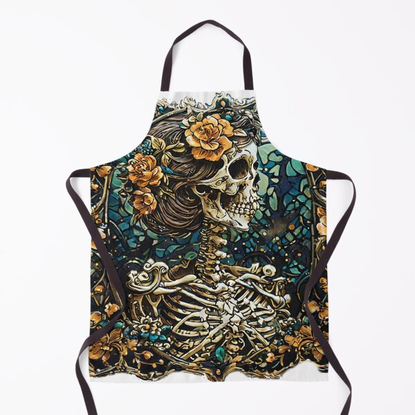 Item preview, Skull and Flowers designed and sold by NerdscapeDC.