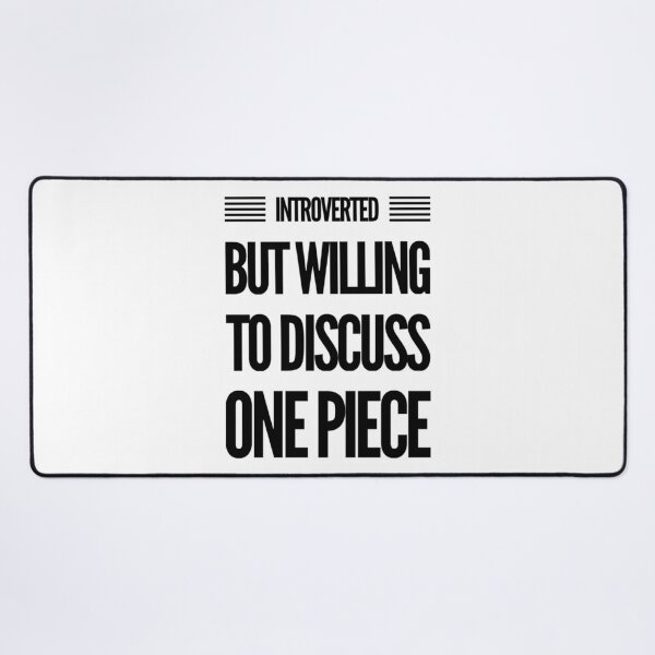 Item preview, Introverted but willing to discuss One Piece designed and sold by livetogether.