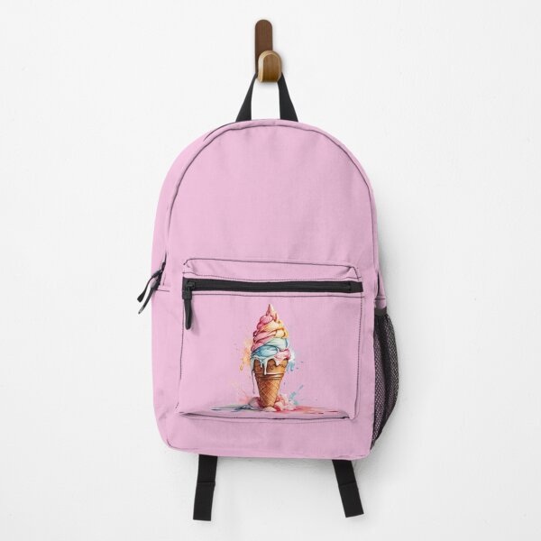 Item preview, a colorful soft ice cream as a watercolor designed and sold by Rose Design & Photos.