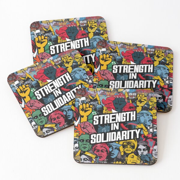 Item preview, Solidarity Stencil Graffiti designed and sold by Bomax121.