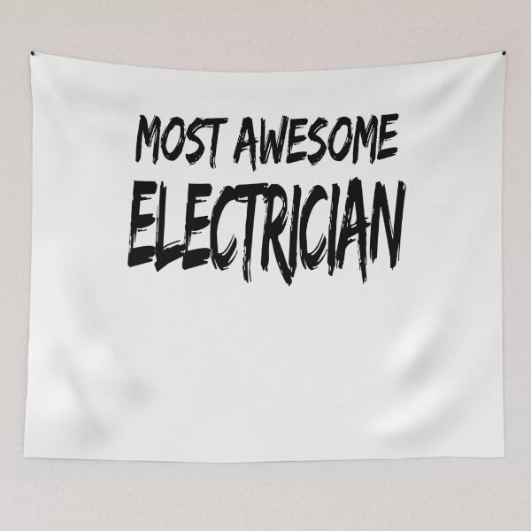 Item preview, Most Awesome Electrician designed and sold by GoJobs.