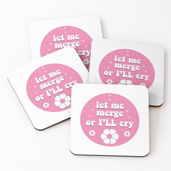 Item preview, Let Me Merge Or I'll Cry, Funny Meme Bumper designed and sold by BUMPER-STICKERS.