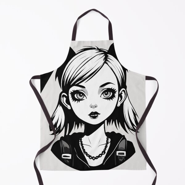 Item preview, Black and White Bunny Girl designed and sold by MadnessEnvelope.