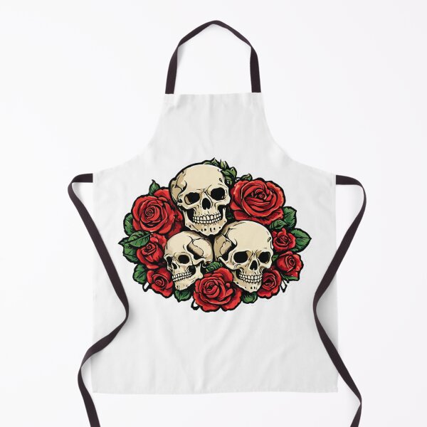 Artikelvorschau, Skull and Roses entworfen und verkauft von NerdscapeDC.