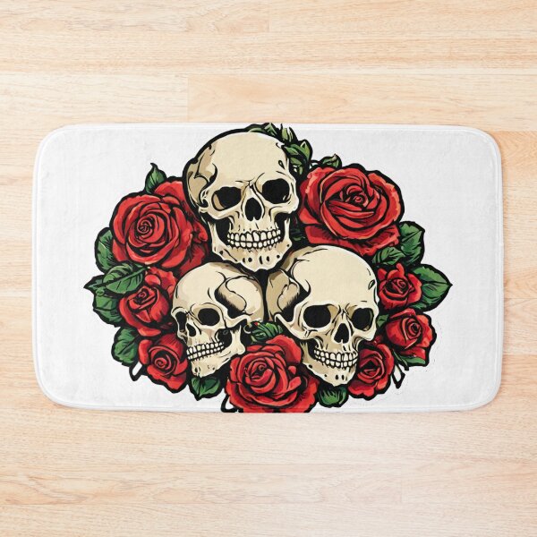 Item preview, Skull and Roses designed and sold by NerdscapeDC.