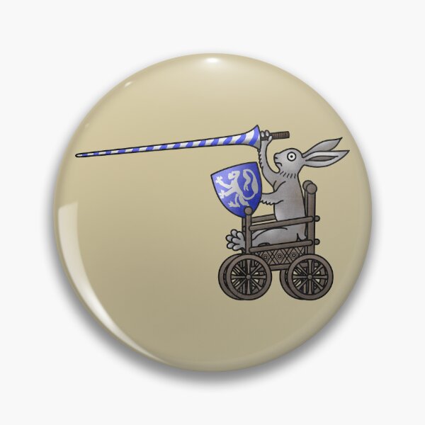 Item preview, The Veteran Jousting Rabbit designed and sold by MargiKnights.