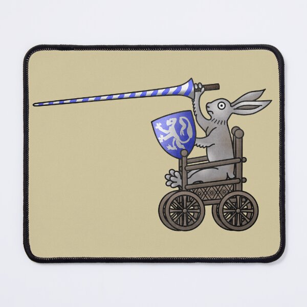 Item preview, The Veteran Jousting Rabbit designed and sold by MargiKnights.