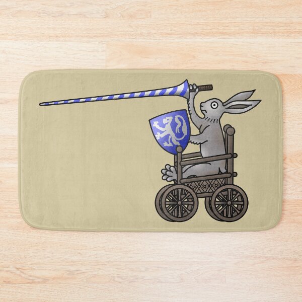 Item preview, The Veteran Jousting Rabbit designed and sold by MargiKnights.