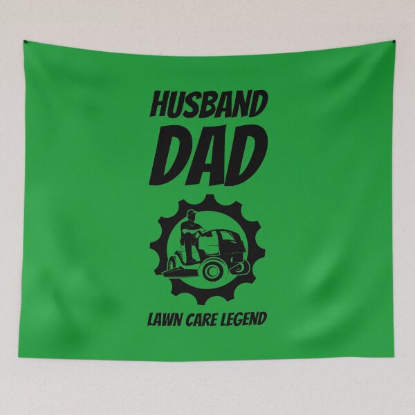Item preview, Husband Dad Lawn Care Legend..Plus Sticker Pack designed and sold by ShamblesShirts.