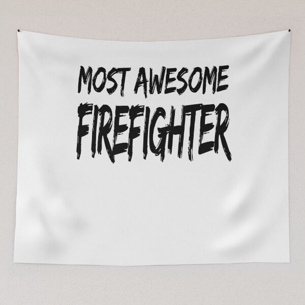 Item preview, Most Awesome Firefighter designed and sold by GoJobs.