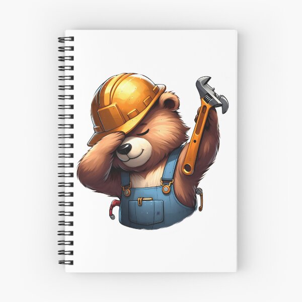 Item preview, Baby bear dabbing construction worker  designed and sold by Animalpetslover.