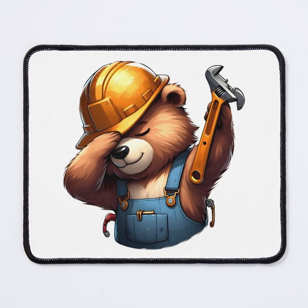 Item preview, Baby bear dabbing construction worker designed and sold by Animalpetslover.