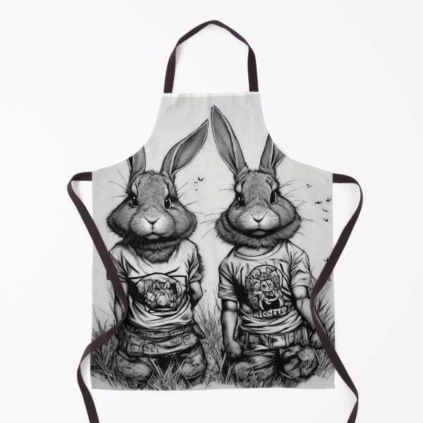 Item preview, Angry rabbits designed and sold by Attic-Junk.