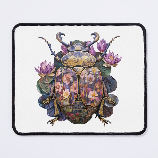 Item preview, Scarab Beetle Monet. Plant Art. Lily Pads designed and sold by Anastasiia Yurevych.