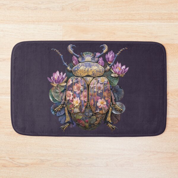 Item preview, Scarab Beetle Monet. Plant Art. Lily Pads designed and sold by Anastasiia Yurevych.