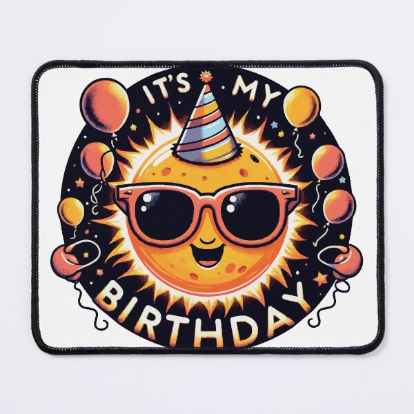 Item preview, Total solar eclipse April 8 2024 - It's my birthday designed and sold by TshirtTalkYou.