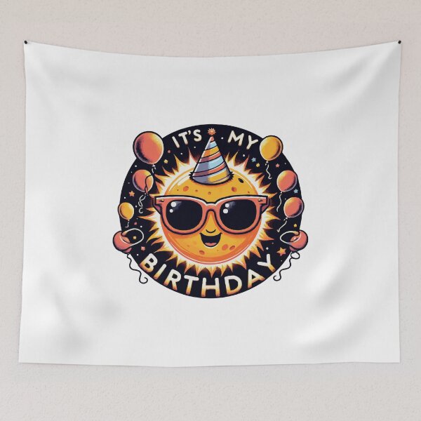 Item preview, Total solar eclipse April 8 2024 - It's my birthday designed and sold by TshirtTalkYou.