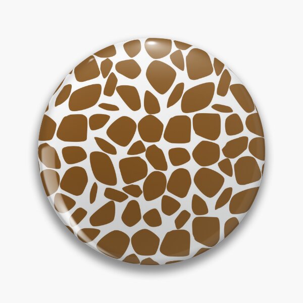 Item preview, Spot Me in Style!  Brown Giraffe Spots on White  designed and sold by IraNiva.