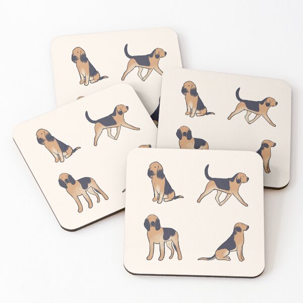Aperçu de l'œuvre meute de chiens limiers créée et vendue par Mayarart.