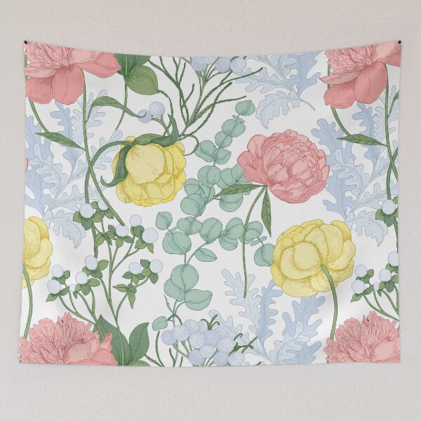 Artikelvorschau, Floral Seamless pattern Flowers entworfen und verkauft von Mirksaz-designs.