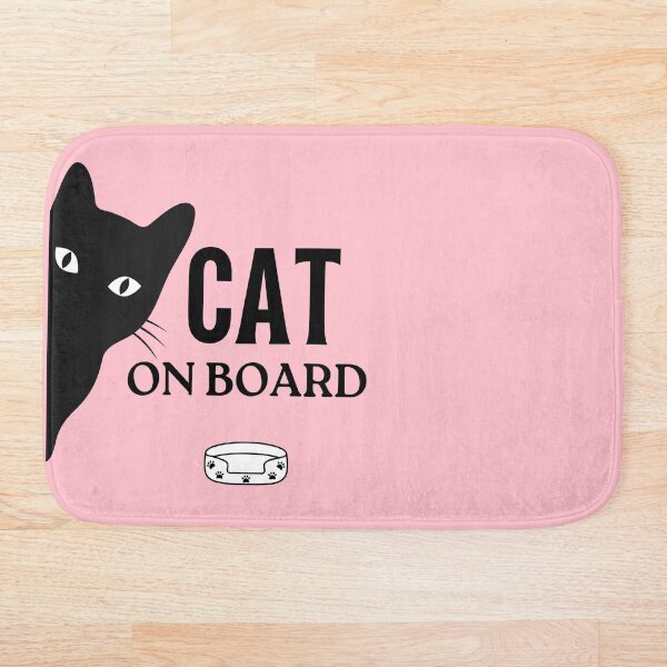 Item preview, Cat on board, kitten on board,kitty on board designed and sold by Basiadesign.