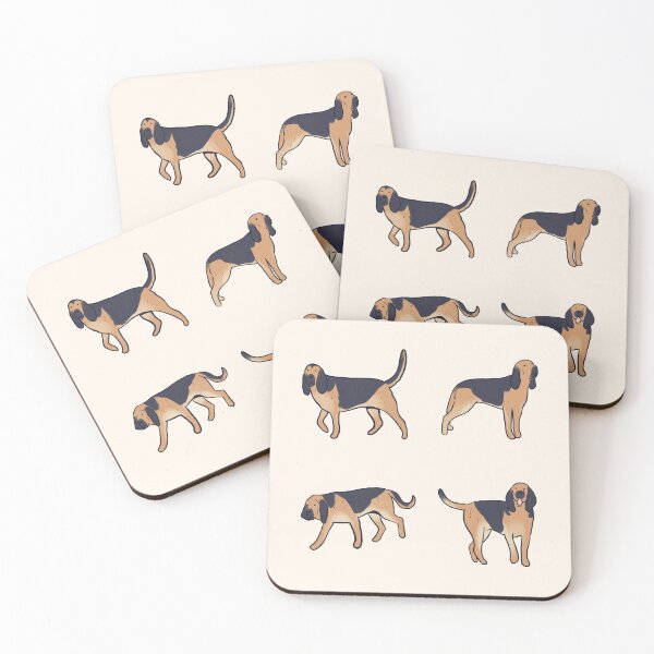 Aperçu de l'œuvre meute de chiens limiers créée et vendue par Mayarart.