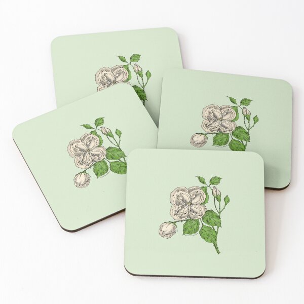 Item preview, Cream Quartered Rose Bloom Double 16-25 Petals In 3+ Rows designed and sold by zenithcreative.