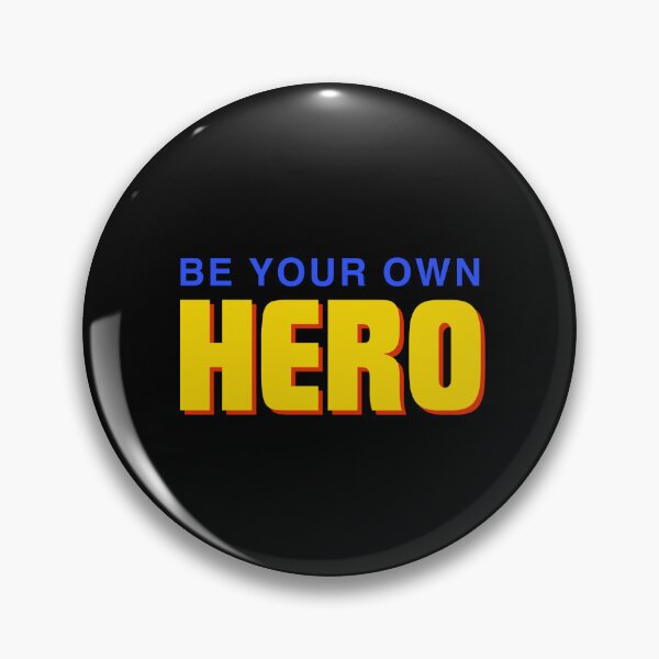 Item preview, Be your own HERO - blue and yellow designed and sold by Weknes.