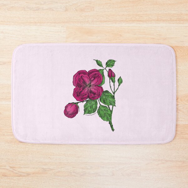 Item preview, Deep Pink Quartered Rose Bloom Double 16-25 Petals In 3+ Rows designed and sold by Rachael Taylor.