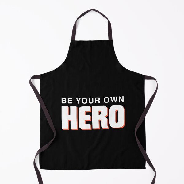 Item preview, Be your own HERO - white and orange designed and sold by Weknes.