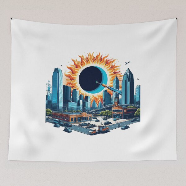 Item preview, eclipse solar de Dallas 2024 designed and sold by TshirtTalkYou.