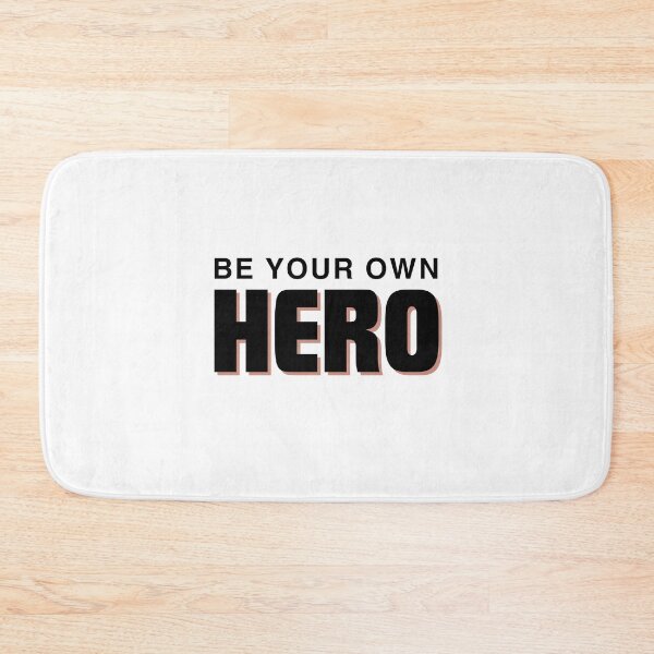 Item preview, Be your own HERO - black and orange designed and sold by Weknes.