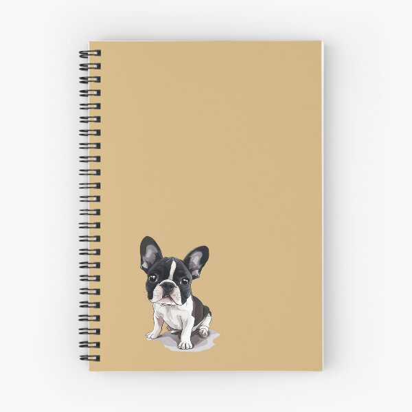 Item preview, dog,Cartoon French Bulldog puppy black white smile.cheerful and happy feeling. A happy day  best friend. designed and sold by creatorzame.
