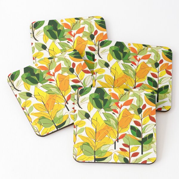 Item preview, leaves modern pattern designed and sold by jinmommyonline.