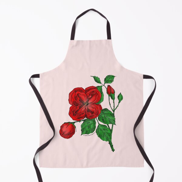 Item preview, Bright Red Quartered Rose Bloom Double 16-25 Petals In 3+ Rows designed and sold by Rachael Taylor.
