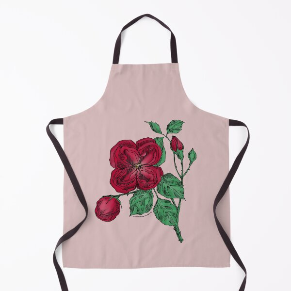 Item preview, Dark Red Quartered Rose Bloom Double 16-25 Petals In 3+ Rows designed and sold by Rachael Taylor.