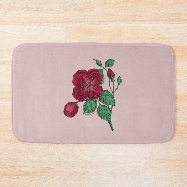 Item preview, Dark Red Quartered Rose Bloom Double 16-25 Petals In 3+ Rows designed and sold by Rachael Taylor.