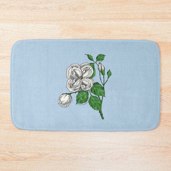 Item preview, White Quartered Rose Bloom Double 16-25 Petals In 3+ Rows designed and sold by Rachael Taylor.