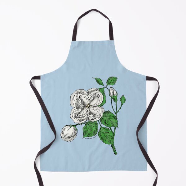 Item preview, White Quartered Rose Bloom Double 16-25 Petals In 3+ Rows designed and sold by Rachael Taylor.