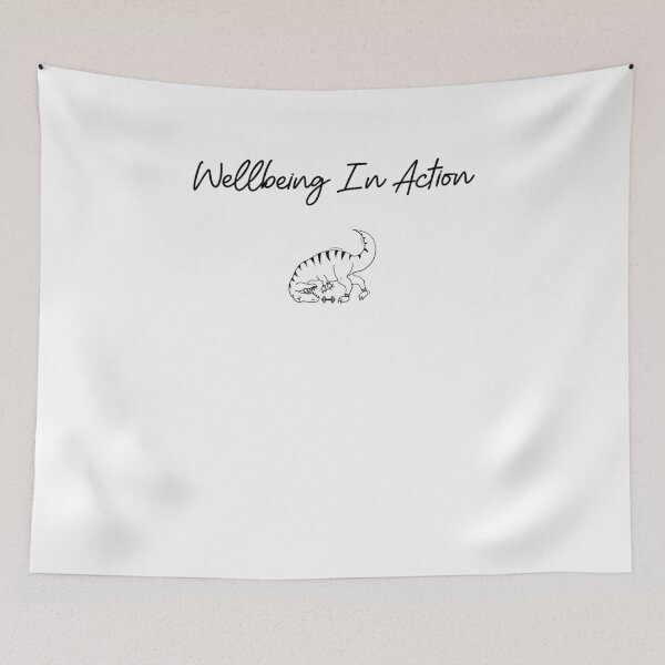 Item preview, Funny take on wellbeing in action designed and sold by Explortees.