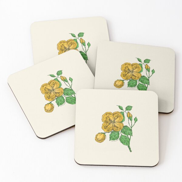 Item preview, Yellow Quartered Rose Bloom Double 16-25 Petals In 3+ Rows designed and sold by zenithcreative.