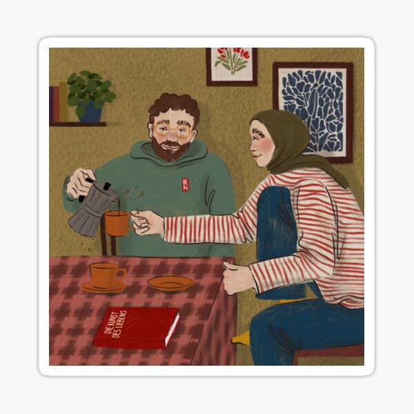 Item preview, Muslim couple and the art of loving designed and sold by benanstudio.