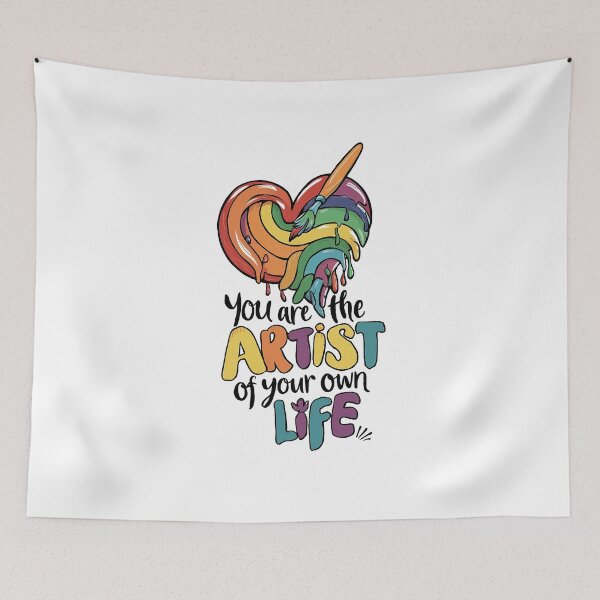 Item preview, You are the artist of your life - paint it well designed and sold by tonyhopeirl.