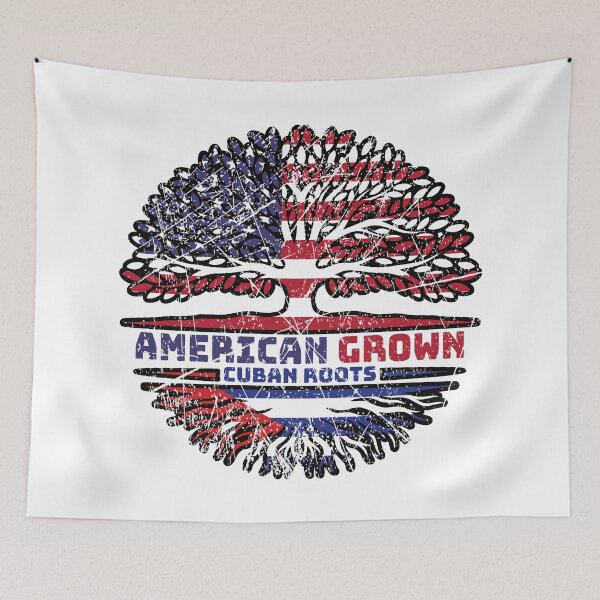 Item preview, Cuba Cuban US American USA United States Tree Roots Flag designed and sold by FlagX.
