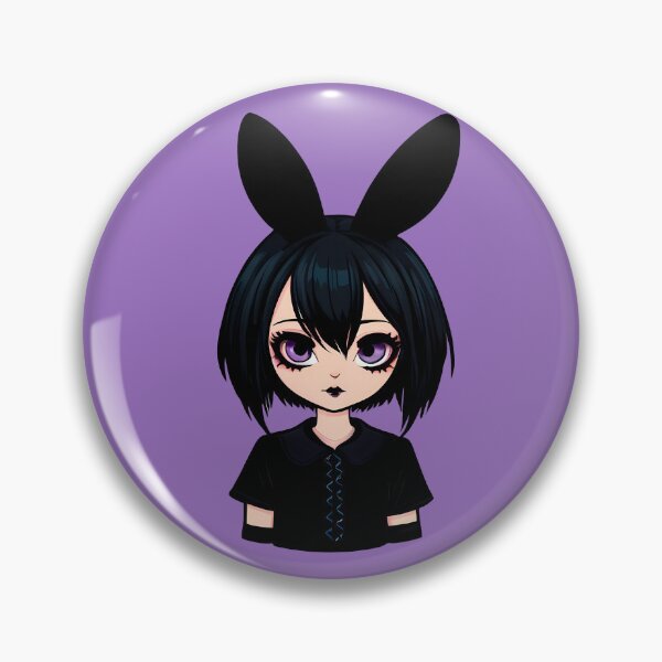 Item preview, Black Goth Bunny Girl designed and sold by MadnessEnvelope.