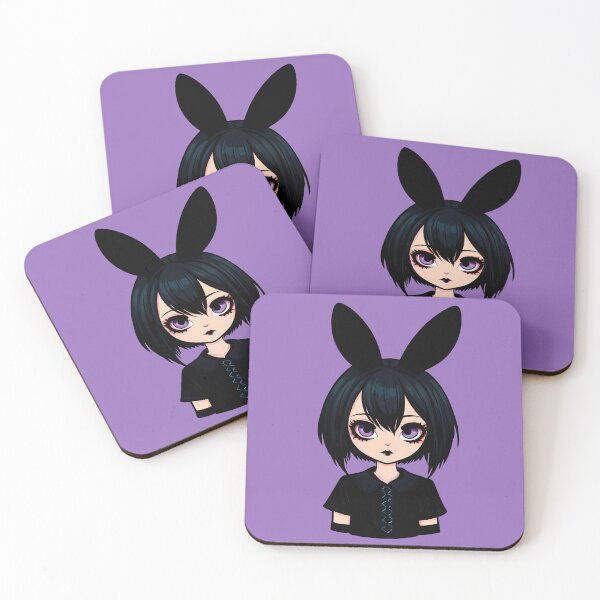 Item preview, Black Goth Bunny Girl designed and sold by MadnessEnvelope.