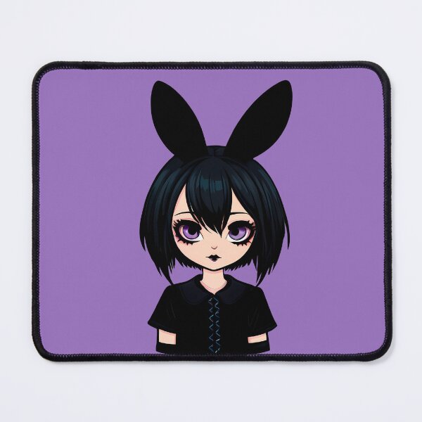 Item preview, Black Goth Bunny Girl designed and sold by MadnessEnvelope.
