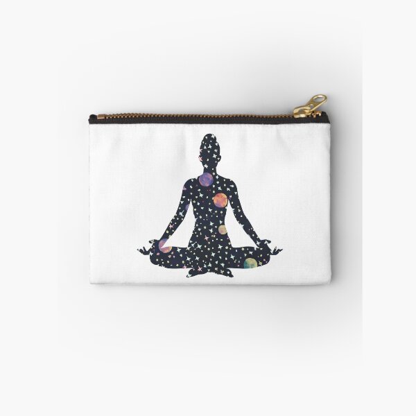 Item preview, Yoga Meditation Pose Silhouette Galaxy designed and sold by KD Merch.